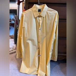 JF j.ferrar yellow dress shirt